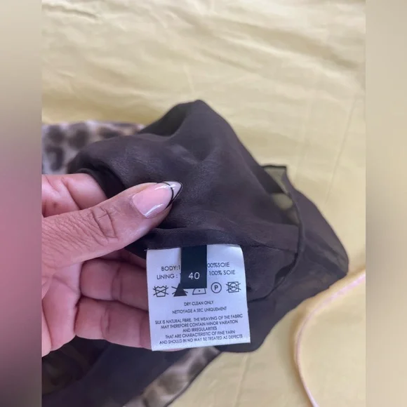 Joseph leopard print silk skirt - Picture 2 of 5